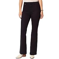 Anne Klein Womens Denim High Rise Flare Jeans