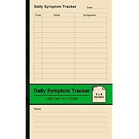 Daily Symptom Tracker: Simple Symptom Tracker Journal Log Book | Track Your Symptoms | Small