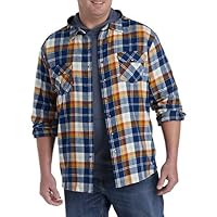 Harbor Bay by DXL Men's Big and Tall Multi Plaid Flannel Sport Shirt