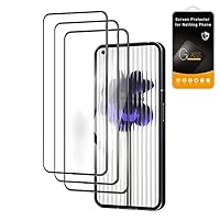 Tempered Glass Screen Protector Designed For Nothing Phone 1 [Edge to Edge Coverage] Full Protection Durable Tempered Glass Compatible for Nothing Phone - Pack of 3 (Tempered Glass Screen Protector)