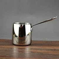 Frying Pan With Lid Turkey Classic Style Kitchen 18/10 Stainless Steel Mini Milk Pan Three Layer Thicken Coffee Saucepan Syrup Melted Chocolate Pot