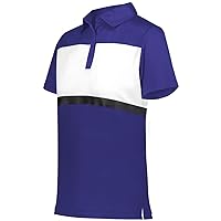 Holloway Sportswear Womens Prism Bold Polo XL Purple/White