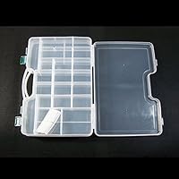 10 PCS Arts Crafts Sewing Organization Storage Transport Boxes Organizers Clear Beads Tackle Box Case D0244
