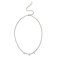 Kleinfeld Womens Bridal Bachelorette Word Play Delicate Adjustable Necklace