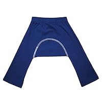 Taro Pant in Blue with White Stitching 6-12 Months