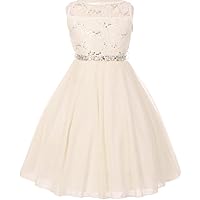 Beautiful 2 Pieces Bolero Dress Rhinestones Shiny Holiday Flower Girl Dress USA