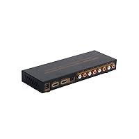 LPCM 7.1CH HDMI Audio Converter.Supports 12-bit Deep Color Full HD,3D and 4K2K Video.Uses 24bit /192KHz DAC.Support Multi-Channel LPCM Digital Audio to Analog Output, up to 7.1CH.