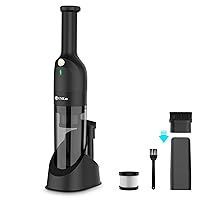 UMLo H6 Handheld Vacuum,Rechargeable Powerful Car Vacuum Cleaner Cordless with 30 Mins Runtime & 500 ML Dust-bin,Lightweight Portable Hand Vacuum for Car All Floors Pet Hair Home Office Quick Cleanups