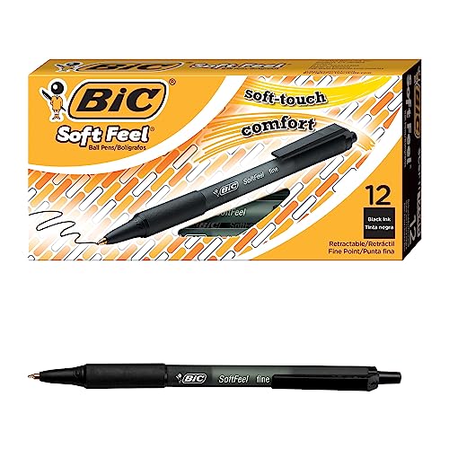 Mua BIC Soft Feel Assorted Colors Retractable Ballpoint Pens, Medium Point  (1.0mm), 36-Count Pack, Black and Blue Pens With Soft-Touch Comfort Grip,  Perfect Color Pens For Note Taking trên  Mỹ chính