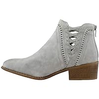 Corkys Womens Detailed Casual Boots Ankle Low Heel 1-2