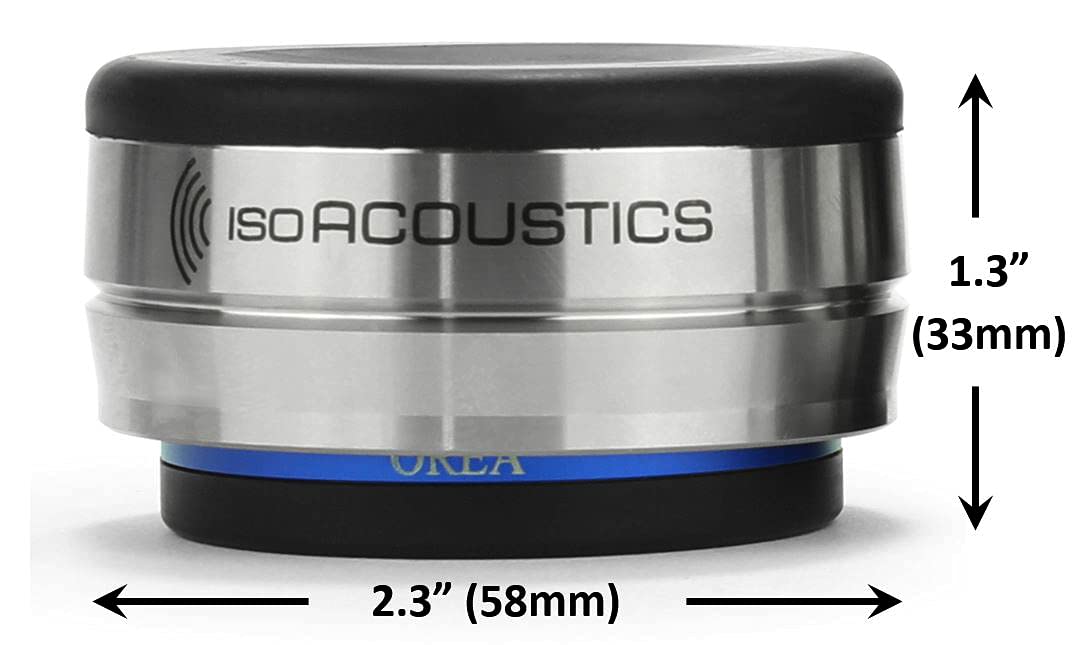 IsoAcoustics Orea Series Audio Equipment Isolators (Indigo - 16 lbs Max/pc)
