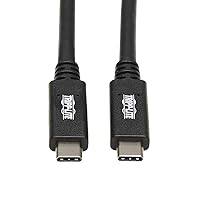Tripp Lite USB C Cable USB 3.1 Gen 2, 5A Rating 10Gbps M/USB Type C 20In (U420-20N-G2-5A)