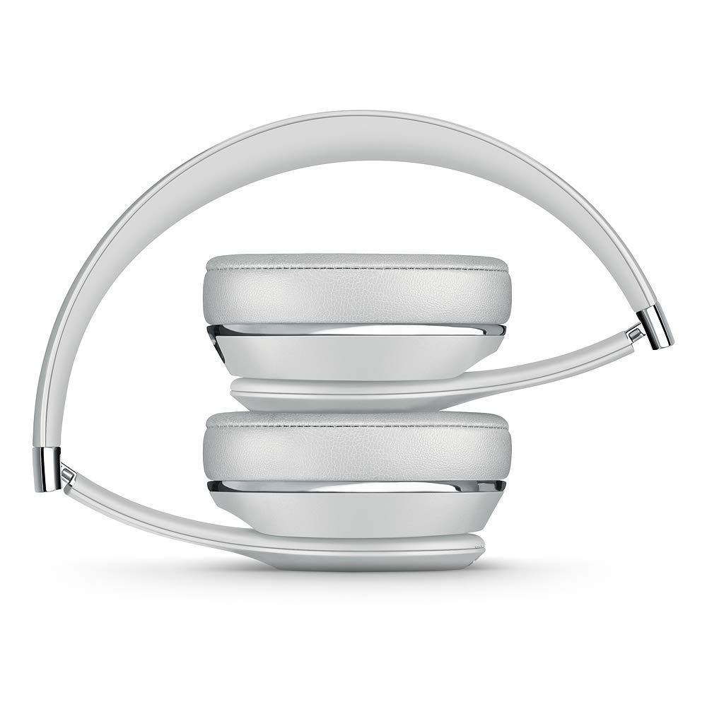 Beats Solo3 Wireless On-Ear Headphones - Apple W1 Headphone Chip, Class 1 Bluetooth, 40 Hours of Listening Time, Built-in Microphone - Satin Silver (Latest Model)