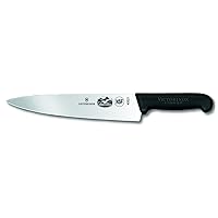 Victorinox 5.2003.25 10 Inch Fibrox Pro Chef's Knife, Black, 10