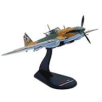 Scale Model Airplane 1:72 for Il-2 Fighter Model, Scale Die-cast Model Aircraft, Military Aircraft Display Model Collectible Miniature Souvenirs