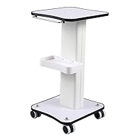 Multifunctional Portable Trolleys with Wheels,Rolling Equipment Cart for Beauty Salon Spa, Instrument Device Mobile Trolley Rack with Tray, Small Bubble Bracket