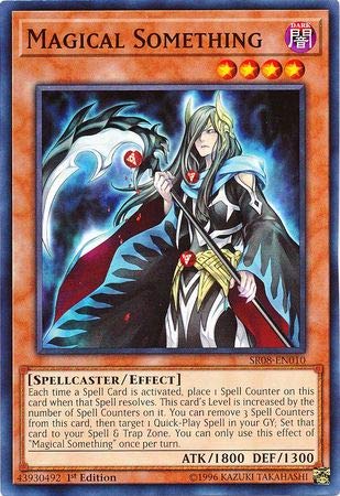Yu-Gi-Oh! - Magical Something - SR08-EN010 - Common - 1st Edition - Structure Deck: Order of The Spellcasters