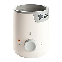 Easiwarm Bottle Warmer, Warms Baby Feeds to Body Temperature in Minutes, Automatic Timer, One-Dial Operation, White