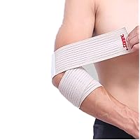 Elbow Compression Wraps Support (Pair) - Arm Elbow Sleeve for Tendonitis, Tennis Elbow Brace and Golfers Elbow Treatment, Arthritis, Training, Workouts, Weightlifting