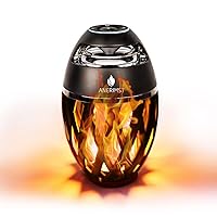 Outdoor Bluetooth Speaker with Flame Atmosphere, Electronics Gifts for Men, Women, Cool Gadgets for Porch Garden Parties, BT5.0, 5W Stereo Sound, Waterproof Wireless Speaker with Led Torch Light