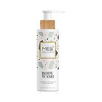 Sulfate Free Shower Gel for Baby Girl with hydrating formula | Gentle on sensitive skin | Moisturized the skin | Aloe extract Tea Tree Oil Vitamin E Rosehip Seed Oil Olive Oil Sweet Orange Extract | 8oz 240 ml