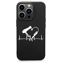 Hairstylists Heartbeat Phone Cases Cute Fashion Protective Cover Soft Silicone TPU Shell Compatible with iPhone 13 IPhone13 Pro