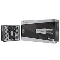 Seasonic Prime PX-750, 750W 80+ Platinum, Full Modular, Fan Control in Fanless, Silent, and Cooling Mode, 12 Year Warranty, Perfect Power Supply for Gaming and High-Performance Systems, SSR-750PD2.