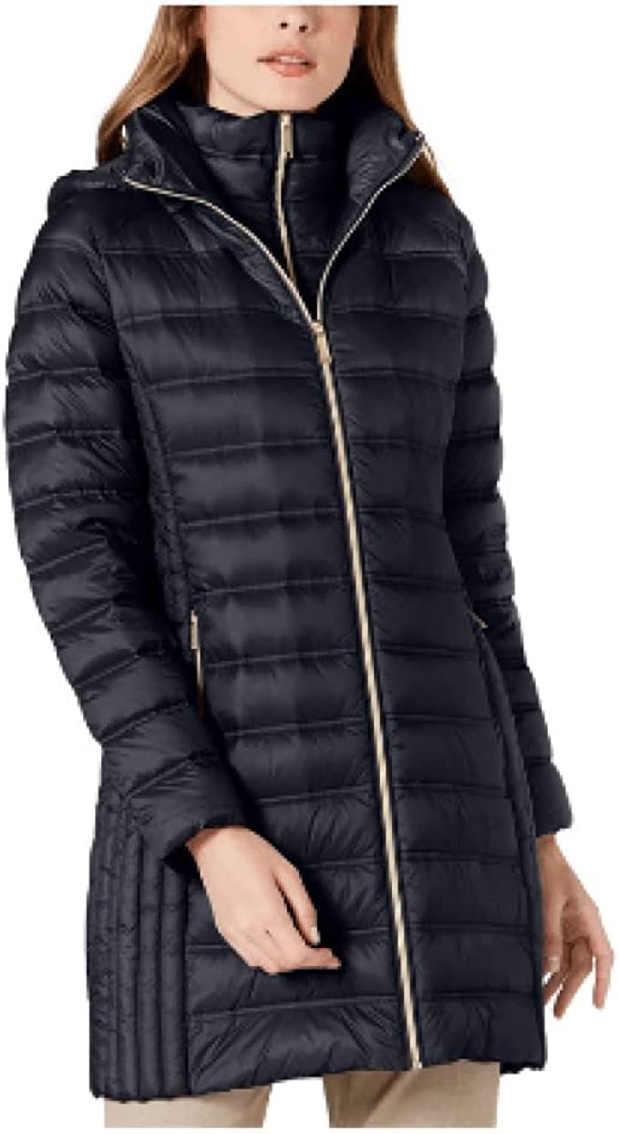 Mua MICHAEL Michael Kors Hooded Packable Down Puffer Coat - Black trên  Amazon Mỹ chính hãng 2023 | Giaonhan247