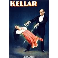Kellar Levitation - Magician - 1894 - Circus Show Magnet