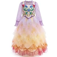Girls Lucy Gray Baird Costume Dress for Kids Moive Cosplay Princess Dress Fun Skirt Halloween