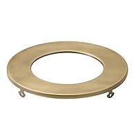 Kichler Direct-to-Ceiling Decorative Trim in Natural Brass, For Use with Kichler 4