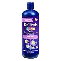 Dr Teal`s Kids 3-in-1 Bubble Bath, Body Wash & Shampoo Sleep Bath (1) 20 Fluid Ounce Bottle