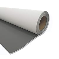 80in by 50yds Blackout Gray Back Display Fabric, 300gsm Polyester Blackout Fabric Printing