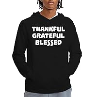 Thankful Grateful Blessed - Men's Adult Hoodie Sweatshirt