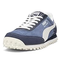 Puma Mens Fast Rider Navy Pack-Denim Lace Up Sneakers Shoes Casual - Blue
