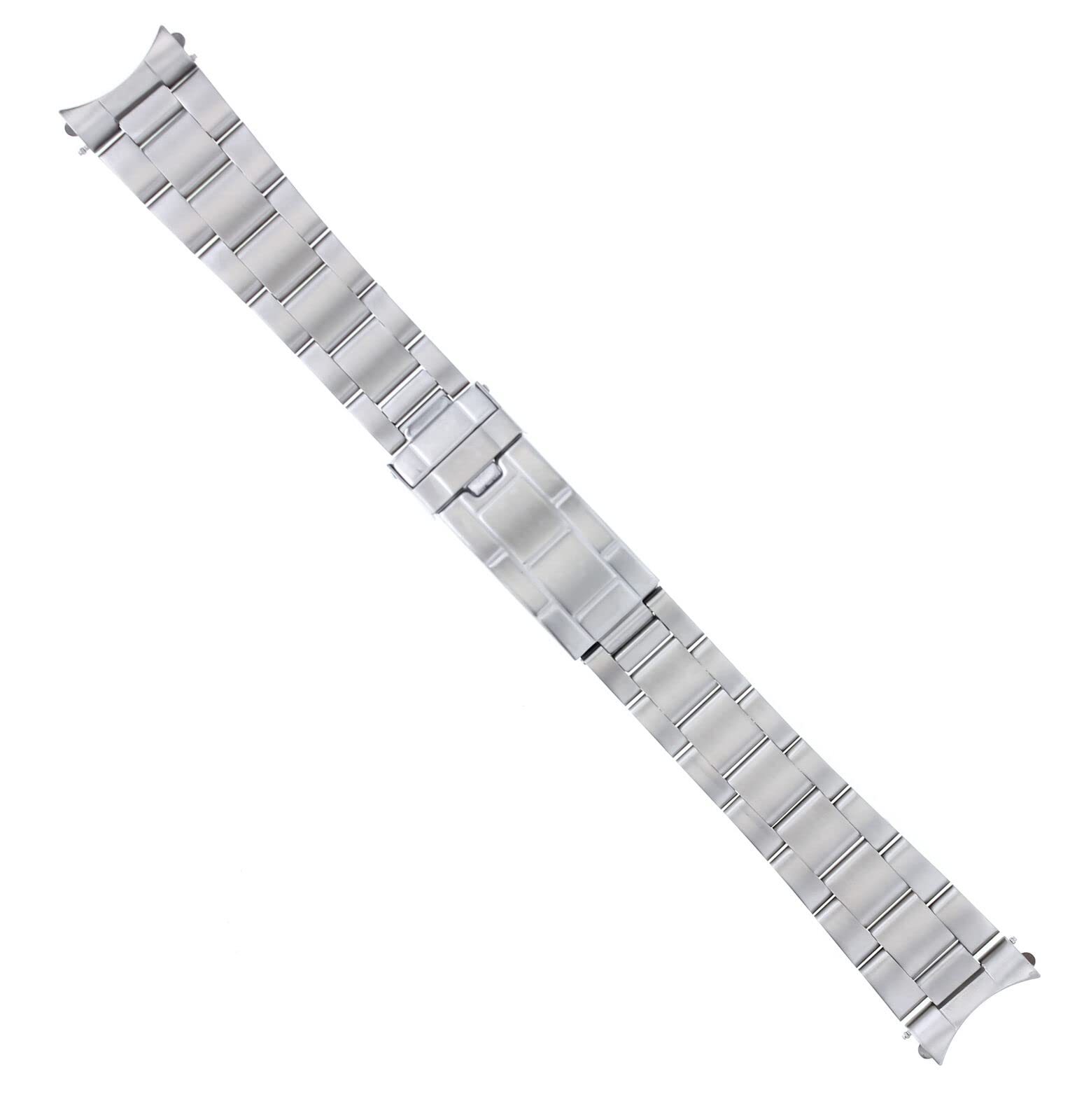 Ewatchparts 20MM OYSTER WATCH BAND SOLID LINK BRACELET COMPATIBLE WITH ROLEX DATEJUST 1601 1603 FLIPLOCK