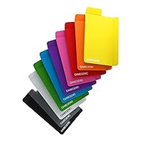 Flex Card Dividers | 10-Pack of Multi-Color Card Dividers with Foldable Register Tabs | Premium Card Game Protection | Optimized for Use with Deck Holders and Side Holders | Made by Gamegenic