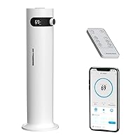 Ultrasonic Cool Mist Humidifier for Large Room Bedroom, MIZUKATA HIKARI Top Fill Humidifier(8.5L/2.25Gal) for Baby Adults, Smart & Remote Control, Quiet Humidifier for Yoga Home, Auto Shut Off