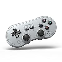 8Bitdo SN30 Pro Wireless Bluetooth Controller with Hall Effect Joystick Update, Compatible with Switch, PC, macOS, Android, Steam Deck & Raspberry Pi (Gray Edition)