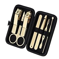 New Stainless Steel Gold Plating Nail Clippers Nail Care Manicure Scissors Luxurious Gold Pedicure Nail Beauty Tool Travel Gift