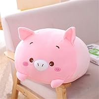 23.6 inch Cute Animal Plush Toy Pillow,Soft Cartoon Comfortable Sleeping Pillow (Pink Pig)