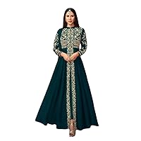 VOVLADI Indian/Pakistani Bollywood Party Wear Embroidered Long Anarkali Gown for Womens
