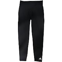 adidas Womens Workout Tights Base Layer Athletic Pants, Black, Medium