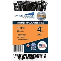 100 Pack Cable Zip Ties Heavy Duty