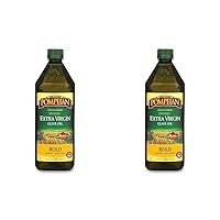 Pompeian Spanish Bold Extra Virgin Olive Oil, First Cold Pressed, Strong, Fruity Flavor, Perfect for Dipping and Drizzling, 32 FL. OZ. (Pack of 2)