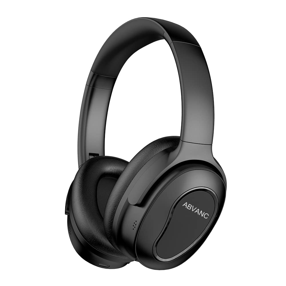 Hybrid Active Noise Cancelling Headphones - ABVANC Wireless Over Ear Bluetooth Headphones, Hi-Res Audio, Deep Bass, Comfortable Fit, for Travel Hom...
