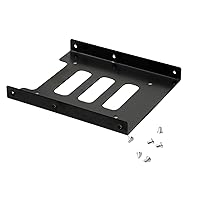 2.5in to 3.5in Drive Bay Adapter HDD SSD Mounting Bracket 2.5 Inch to 3.5 Inch Internal Hard Disk Drive Mounting Bracket Hard Disk Drive Mounting Bracket