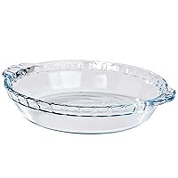 Round Glass Fileted Baking Pan Shape 1.6l Refractory Marinex