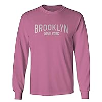 Vintage New York Brooklyn NYC Cool Hipster Street wear Long Sleeve Men's