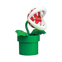 Nintendo Offical Licensed Super Mario Bros Piranha Plant LED Desk Light with Adjustable Head by Paladone, Collectible Gamer Gift Night Light